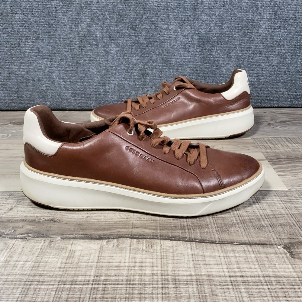 Cole Haan Men's 10M Sneakers Brown C35138 EUC Grandseries Dress Shoes Cushioned